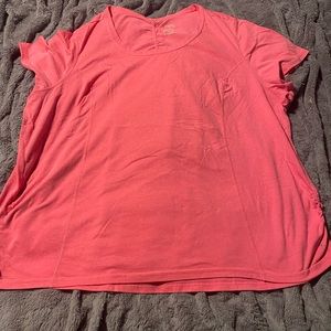 Dan skin Now Hot Pink work out short sleeve shirt